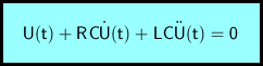 Differentialgleichung f&uuml;r U